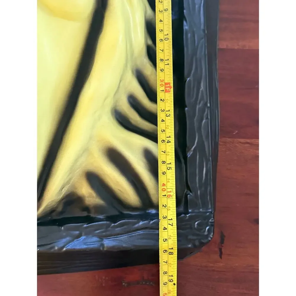 1997 Fun World Scream Movie Ghostface 3D Wall Hanging Glow Dark Plastic Mold Use